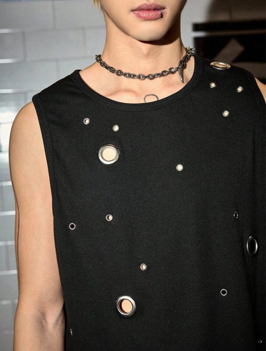 Eclipse Grommet Tank Top